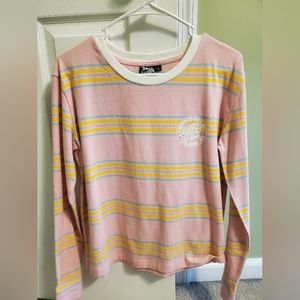 Santa Cruz pink and orange stripe long sleeve